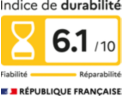 Indice de durabilité :  sur 10