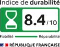 Indice de durabilité :  sur 10