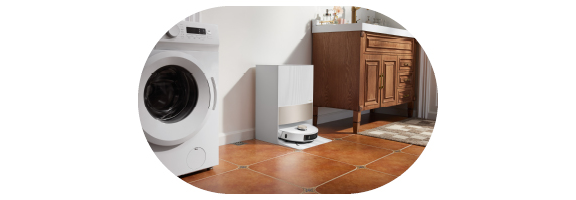 aspirateur robot et station de vidage