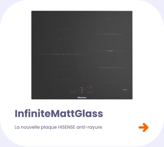 Plaque induction HISENSE HI63218SR InfiniteMattGlass