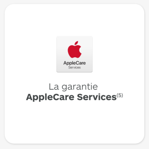 la garantie AppleCare services