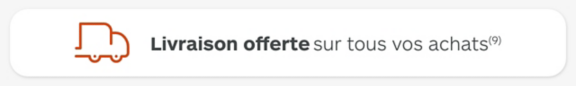 livraison offerte sur tous vos achats