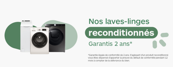 Lave-linge reconditionné