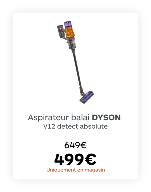 Aspirateur balai