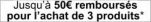 Jusqu a 50 euros rembourses