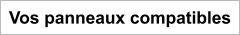 Choisissez vos panneaux compatibles Bespoke