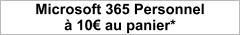 Microsoft office personnel a 10E au panier