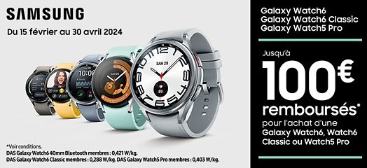 Montre connectée discount samsung femme boulanger