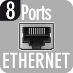 Switch Ethernet NETGEAR 8 ports RJ45 FS208 => Livraison 3h gratuite* @  Click & Collect magasin Paris République