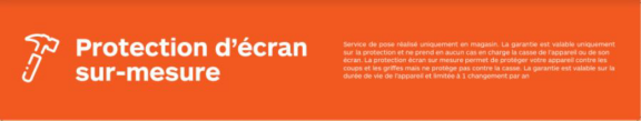 protection ecran sur mesure boulanger