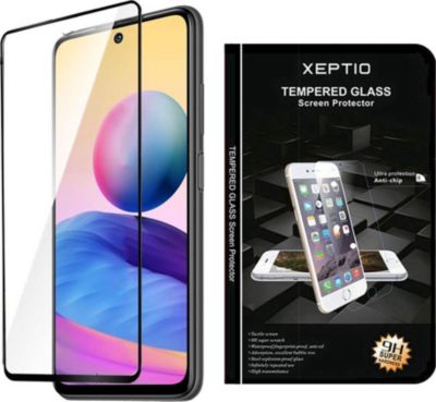 Protège écran XEPTIO Xiaomi Redmi 10 2022 4G vitre noir