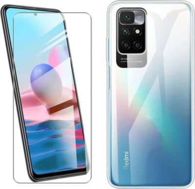 Protège écran XEPTIO Xiaomi Redmi 10 2022 4G gel tpu et vitre