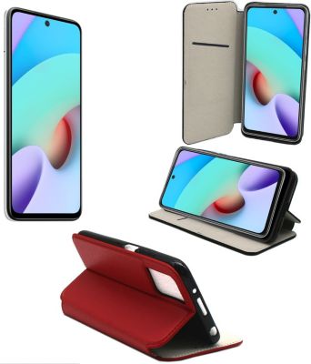 Housse XEPTIO Redmi 10 2022 4G pochette rouge