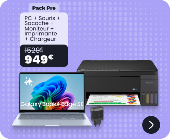 Le pack Pro 1237947 + 8010908 + 1240679 1529,96€ > 949€