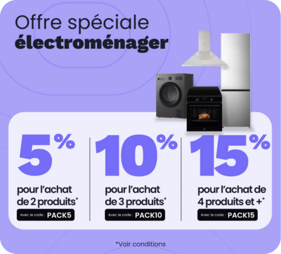 Offre spéciale électroménager