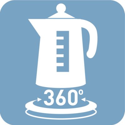 Rotation à 360° sur son socle