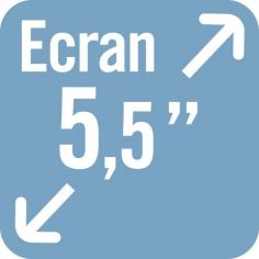 Taille de l'écran (diagonale, en pouces)