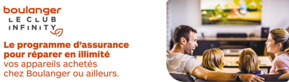 Boulanger infinity réparation