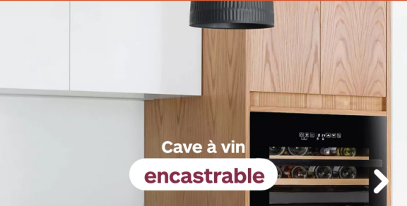 Cave à vin encastrable