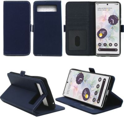 Housse XEPTIO Google Pixel 7 Pro 5G Clapet bleu Housse XEPTIO Google Pixel 7 Pro 5G Clapet bleu