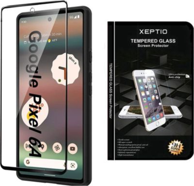 Protège écran XEPTIO Google Pixel 6A 5G vitre noir