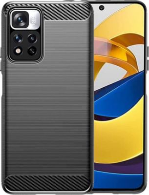 Coque XEPTIO Xiaomi Poco M4 PRO 4G New carbone