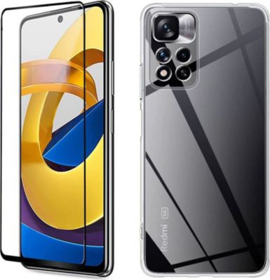 Protège écran XEPTIO Xiaomi Poco M4 PRO 4G tpu et full noir