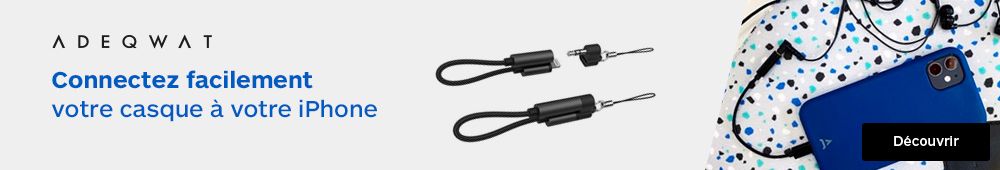 Adaptateur Lightning Vers Jack 3.5 Akashi Altlightx 2 - La Poste