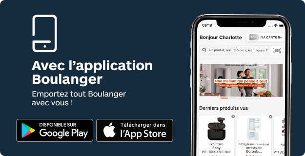 Découvrez notre application Boulanger disponible sur Google Play Store et Apple AppStore