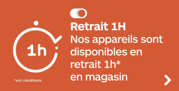 Retrait 1h