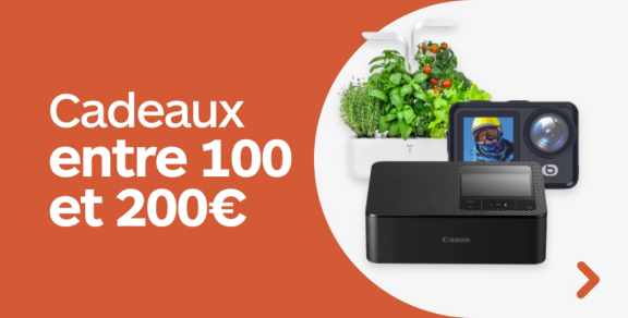 Cadeaux entre 100 et 200€