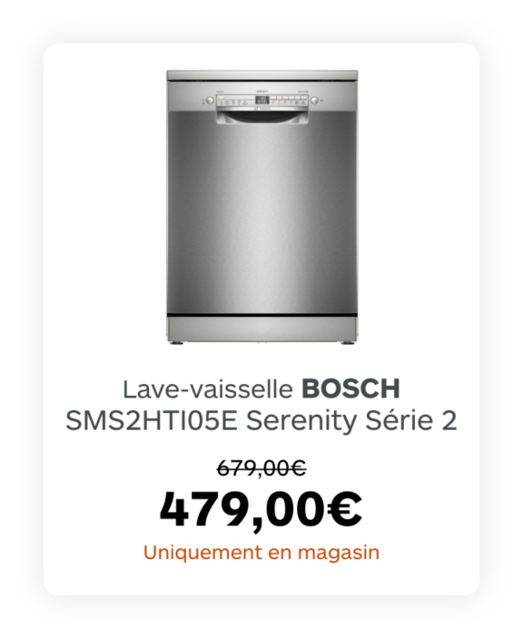 Lave-vaisselle BOSCH