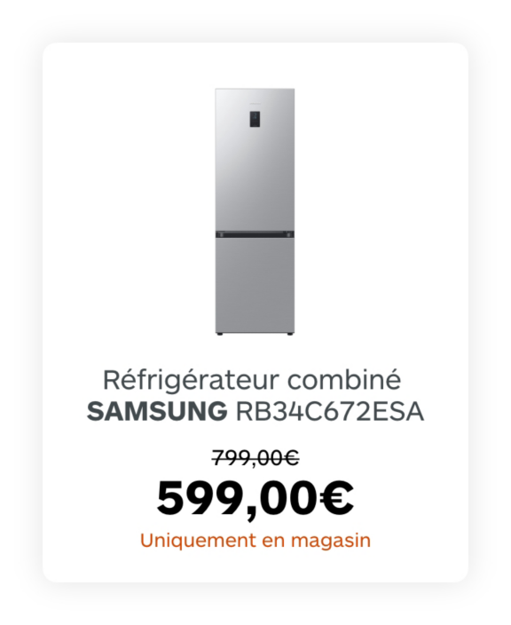 Réfrigérateur combiné LG
