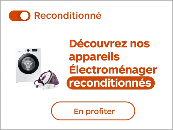 électroménagers reconditionnés