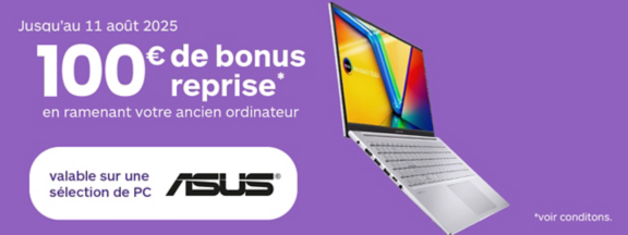 Bonus reprise ASUS