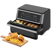 Friteuse sans huile ESSENTIELB EAF5 ,Noir, Flex Megazone XXL 11L