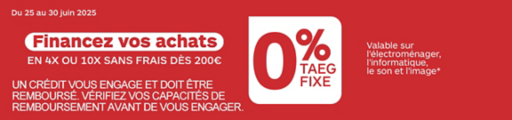 Financement sans frais