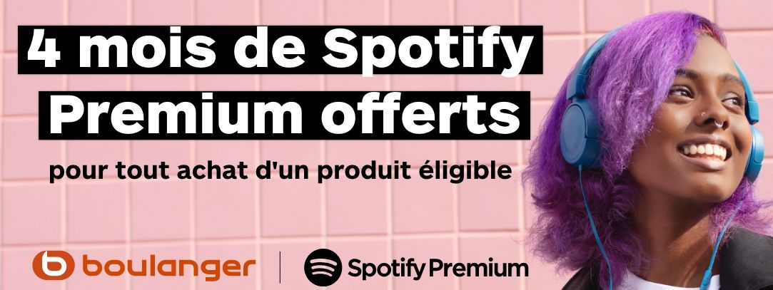 Bannière Spotify Premium