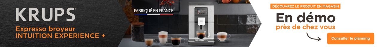 Expresso avec broyeur Krups Intuition Experience + YY5058FD ARGENT/METAL - Machine  à café grains