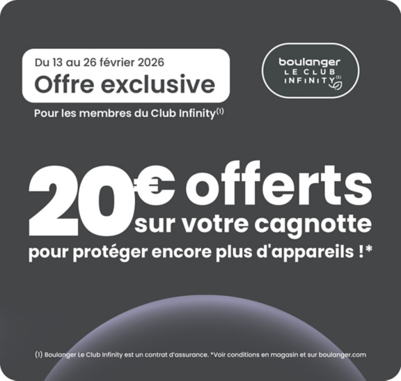 Offre Infinity upgrade