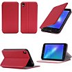 Etui Xeptio Asus ZenFone Live ZB501KL rouge stand