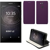 Housse Xeptio Sony Xperia L2 Etui violet