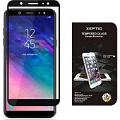 Protège écran Xeptio Samsung Galaxy A6 Plus 2018 full noir
