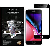 Protège écran Xeptio Apple iPhone SE 2020 vitre noir