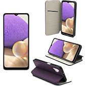 Housse Xeptio Samsung Galaxy A32 4G Etui violet