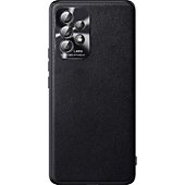 Coque Shot Case Simili Cuir SAMSUNG Galaxy A72 Fine NOIR