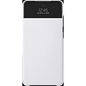 Coque Samsung Smart View Galaxy A72 Blanc
