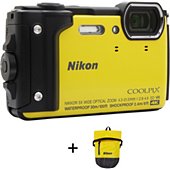Appareil photo Compact Nikon Coolpix W300 Jaune + Sac étanche