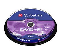 DVD vierge Verbatim  43498 DVD+R SP10 DATALIFE+ 16X