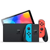 Console Nintendo Switch Modèle OLED Bleu / Rouge Néon
